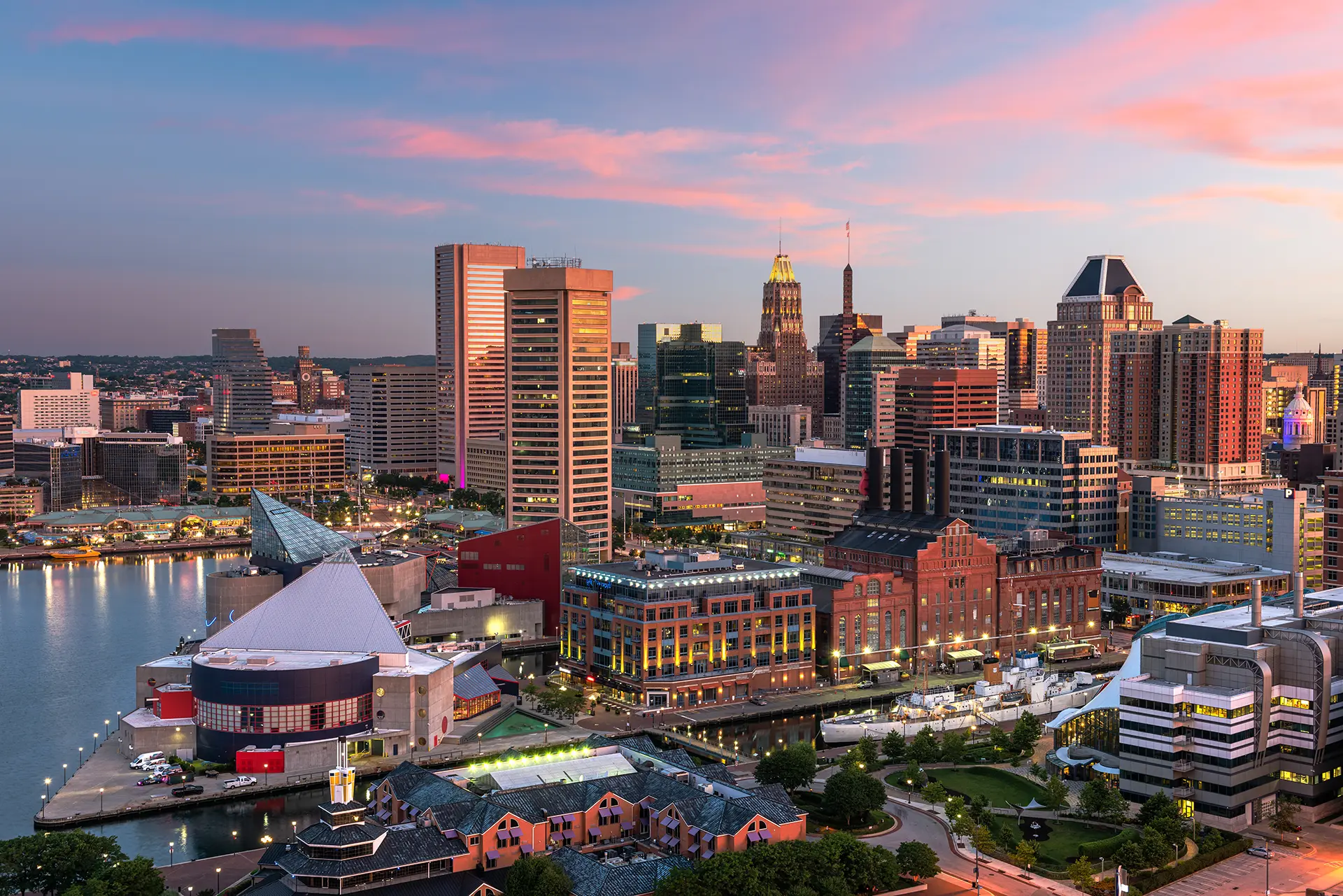 baltimore-maryland city view